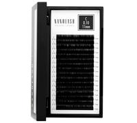 Ciglia finte per extension Nanolash - professionali extension ciglia volume (0.10 C, 11mm)