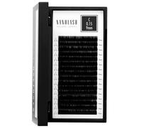 Ciglia finte per extension Nanolash - professionali extension ciglia volume (0.15 C, 9mm)