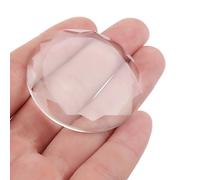 Ciglia finte Pietra Pad, supporto per colla per ciglia di cristallo rotondo Falsi occhi separatore ciglia colla palette adesive estensioni base trucco strumento cosmetico