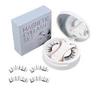 Ciglia Magnetiche Finti - elegant con Applicatore, riutilizzabili, senza colla per Donne, Ragazzina Principianti Bellezza Volume Viaggio | Multipurpose Outdoor Indoor Utility