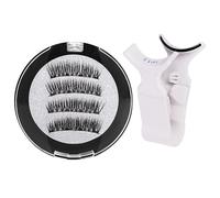 Ciglia magnetiche riutilizzabili, kit di extension per ciglia finte riutilizzabili, con pinzette, facili da indossare, naturali, impermeabili, 1 paio, senza colla necessaria, con applicatore per