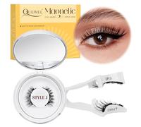 Ciglia magnetiche riutilizzabili, look naturale con applicatore, non necessita di colla, magnetico per ciglia, facile da indossare e rimuovere