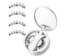 Ciglia magnetiche - Set da 3 dall'aspetto naturale riutilizzabili | magnetiche creative, senza colla necessaria, facili da applicare, finte morbide e leggere per la vita di tutti i giorn