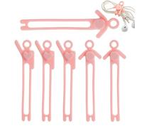Ciglia per cavi in silicone - Clats di ricarica | Organizzatore per cavi per cinghie | 6pcs Ord Organizer Charging Cable Cies | Cinghia per cavi in silicone riutilizzabile | Cinghie per cavi di