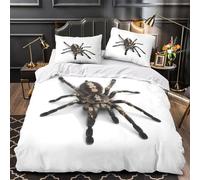 Cigni nella valle Set Di Copripiumino Biancheria da letto microfibra morbida stampa di 3D con federa cerniera nascosta Scena di paesaggio fantasy copripiumino for adulti e bambini Double（200x200cm）