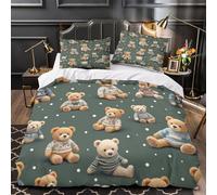 Cigni nella valle Set Di Copripiumino Biancheria da letto Set di 3 Pezzi stampa 3D con federa per cuscini Scena di paesaggio fantasy copripiumino for ragazzi e bambini Super king（260x220cm）
