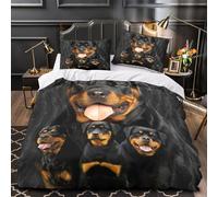 Cigni romantici Set Di Copripiumino Biancheria da letto morbida stampa di 3D con cerniera incluso federe Fantasia che brilla nel cuore copripiumino for bambini e adolescenti Double（200x200cm）