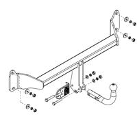 Cigno Collo Traino Barra Per BMW X2 (F39) SUV 2018-2023 Nessun Elettrica - B/027