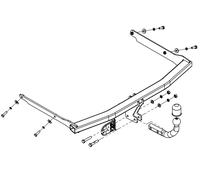 Cigno Collo Traino Barra Per Ford C-Max Mk II 2010-2019 Nessun Elettrica - e /
