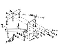Cigno Collo Traino Barra Per Land Rover Defender 90 1998- N° Elettrica - L/034