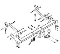 Cigno Collo Traino Barra Per Opel Vivaro B L1 L2 2014-2019 N° Elettrica - R /