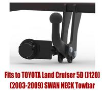 Cigno Collo Traino Barra Per Toyota Land Cruiser 5D J120 2003-2009 & No