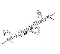 Cigno Collo Traino Barra per Toyota Proace Città L1 2019- N° Elettrica - C/029