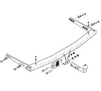 Cigno Collo Traino Barra Per Volkswagen Golf Mk VIII (CD1) 2019- N° Elettrica -