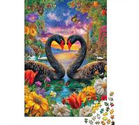 Cigno dell'amore Puzzle 1000 Pezzi, Jigsaw Puzzle Ad Alta Difficoltà Regali Per Adulti E Adolescenti, Home Giochi 70x50cm/1000pcs