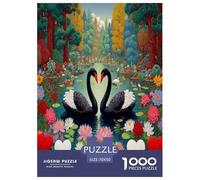 Cigno dell'amore Puzzle 1000 Pezzi Jigsaw Puzzle Impossibile Regali Per Adolescenti E Bambini Home Giochi 70x50cm/1000pcs