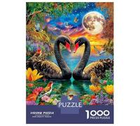 Cigno dell'amore Puzzle 1000 Pezzi, Jigsaw Puzzle Per Adulti E Ragazzi Dai 14 Anni in Su, Giochi Stimolanti Per Tutta La Famiglia 70x50cm/1000pcs