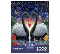 Cigno dell'amore Puzzle 1000 Pezzi - Jigsaw Puzzle Regali Per Adulti E BambiniGioco Di Sfida Intellettuale, Impossibile Puzzle 38x26cm/1000pcs