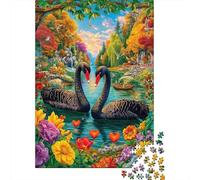 Cigno dell'amore Puzzle 1000 Pezzi | Puzzle Per Adulti E Bambini | Per Tutta La Famiglia | Con Una Misura Di 38x26cm/1000pcs