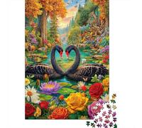 Cigno dell'amore Puzzle 1000 Pezzi | Puzzle Per Adulti E Bambini | Per Tutta La Famiglia | Con Una Misura Di 70x50cm/1000pcs