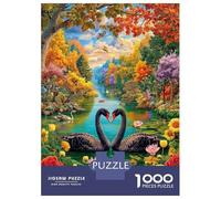 Cigno dell'amore Puzzle 1000 Pezzi | Puzzle Per Adulti E Bambini | Per Tutta La Famiglia | Con Una Misura Di 70x50cm/1000pcs