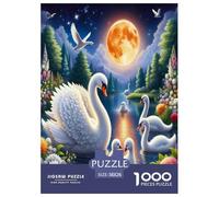 Cigno | Magico Puzzle Da 1000 Pezzi, Gioco Educativo Impegnativo Attività Famigliare Per Adulti E Ragazzi, Premium Decorazione Per La Casa | Regalo 38x26cm/1000pcs