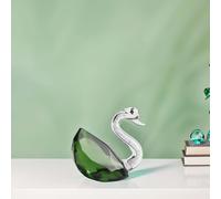 Cigno per Decorazione Cristallo Elegante e Creativo Accento Pezzo per Qualsiasi