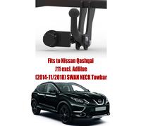 Cigno Traino Barra Per Nissan Qashqai J11 (2014-2018) & 7 Perno Bypass Relè Kit