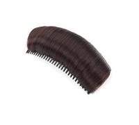 Cignon invisibile da donna, pinza per capelli finti, base per acconciature soffice, cuscino per acconciatura rinforzato, strumento di inserimento Ponytail Extension(Ginger Brown)