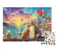 Cignos in Paradiso Puzzle Per Adulti Divertente 300 Piece Belle immagini Decorazione Casa, Gioco Edugattoivo, Gioco Intellettuale, Anti-stress, Sfida Edugattoiva (300pcs (40x28cm))