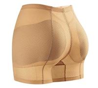 CIGOLD Mutande Imbottite Donna Mutandine Imbottite Cuscinetti del Culo D'Anca-Beige,L