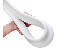 CIGPKLO Barriera Doccia Tappo dell'Acqua for Il Bagno Separazione asciutta e bagnata Barriera Contro Le inondazioni Diga in Gomma Blocco in Silicone Non Scivolare(150cm)