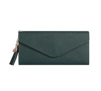 CIGPKLO Portafoglio Lungo da Donna Portafoglio da donna lungo, portafoglio, borsa di marca, alla moda(Green)