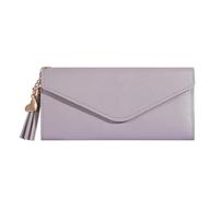 CIGPKLO Portafoglio Lungo da Donna Portafoglio da donna lungo, portafoglio, borsa di marca, alla moda(Purple)