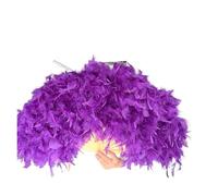 CIGPKLO Ventaglio da Danza in Piume 70 * 40 cm Grande Ventaglio di Piume Rosa Spettacolo Teatrale Fan Danza Fotografia Puntelli Pieghevole Decorazione della Festa Nuziale