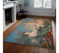 CIHCOHOME Francois Boucher Stile Zerbino Della Porta Anteriore Stuoie Rococò Ritratto Piccolo Tappeto Tappeti Per Interni Tappetini A Strati Per L'ingresso Camera Da Letto Soggiorno 180x270cm