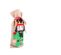 Ciieeo 1 Pc Set di bottiglie di vino rosso pesca sacchetti regalo di vino di natale festa di natale tappi per bottiglie coperchio della bottiglia di vino decorazione della bottiglia