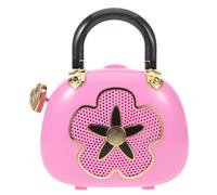 Ciieeo 1 Set di Carillon Principessa: portagioie per Bambine 4 ai 12 Anni - Portagioie Musicale Rosa a Forma di Ballerina per Bambine con Manico e Specchio - Regalo di Compleanno e Decorazione per la