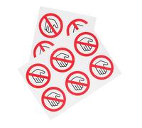 Ciieeo 10 pezzi Adesivi Avvertenza Non Toccare Autoadesivi Sicurezza per Macchine Etichette Adesive per Cantieri Laboratori e Stabilimenti Promuovono Consapevolezza e Prevenzione