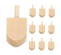 Ciieeo 10 Pezzi Di Trottola In Legno Per Il Gioco Del Dreidel Dreidel Di Hanukkah In Legno Dreidel Grandi Crea Il Tuo Dreidel Dreidel Per Adulti Dreidel Di Plastica Albero Rotante