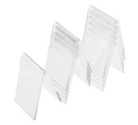Ciieeo 10 Pezzi Espositore Acrilico Trasparente per Scarpe da Eleganti e Resistenti per Negozi e Vetrine Design Moderno