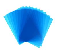 Ciieeo 10 pezzi Filtro Gel Trasparente Blu per Luce LED Professionale Pellicole Colorate Sovrapposte per Fotografia Video e Luci Dj Materiale Durevole e Sicuro