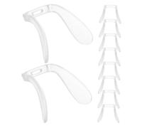 Ciieeo 10 Pezzi Supporti per Naso in U Forma Sella Compatibili con Modelli Antiscivolo e Confortevoli Duraturo per Montature da e Sole