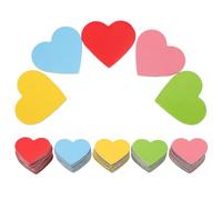 Ciieeo 100 Magneti da Frigorifero a Forma di Cuore Multicolore, Calamite Morbide per Cucina e Ufficio, Adesivi Magnetici per Lavagna e Pareti, Set da 100 Pezzi per Uso in Classe