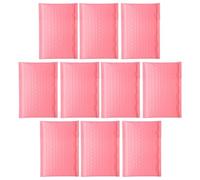 Ciieeo 100 Pezzi Buste Imbottite per Spedizione Rosa Fodera a Bolle, Buste Auto Sigillanti Leggere e Resistenti per Imballaggi e Piccole Imprese, Adatte a Gioielli e Prodotti Artigianali