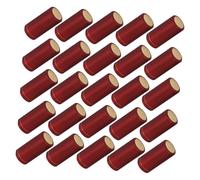 Ciieeo 100 Pezzi Capsule Termoretraibili per Bottiglie Vino Tappi in Plastica Flessibili Rosso Sigillanti e Adatte per Bar e Uso
