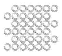 Ciieeo 100 Pezzi Copri Cucina Gas in Alluminio Riutilizzabili Protezione Resistente per Bruciatori Rotondi con Centrale Pad Pulizia Cottura Risparmio