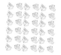 Ciieeo 100 Pezzi Ghiaccio Plastica Trasparente Decorativi Riutilizzabili Ad Alta Trasparenza per Fotografia Feste Centrotavola e Decorazioni Casa Uso Ed