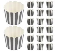 Ciieeo 100 Pirottini di Carta Resistenti al Calore per Muffin e Cupcake, Piccole Tortiere Usa e Getta per Dessert, Contenitori per Dolci per Feste, Panetterie e Ristorazione