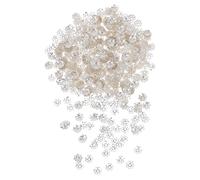 Ciieeo 1000pezzi Ornamenti per Gioielli Cappucci Floreali Tondi in Ferro Distanziatori per Bracciali e Collane Fai da Te Accessori per Progetti Creativi e Eventi Speciali